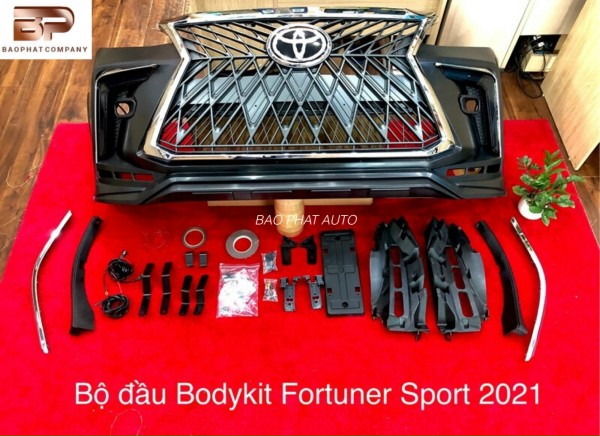 Bộ đầu Bodykit Fortuner Sport 2021
